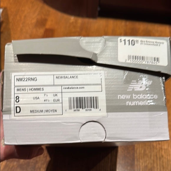 New Balance Red and Navy Sneakers - Picture 5 of 5